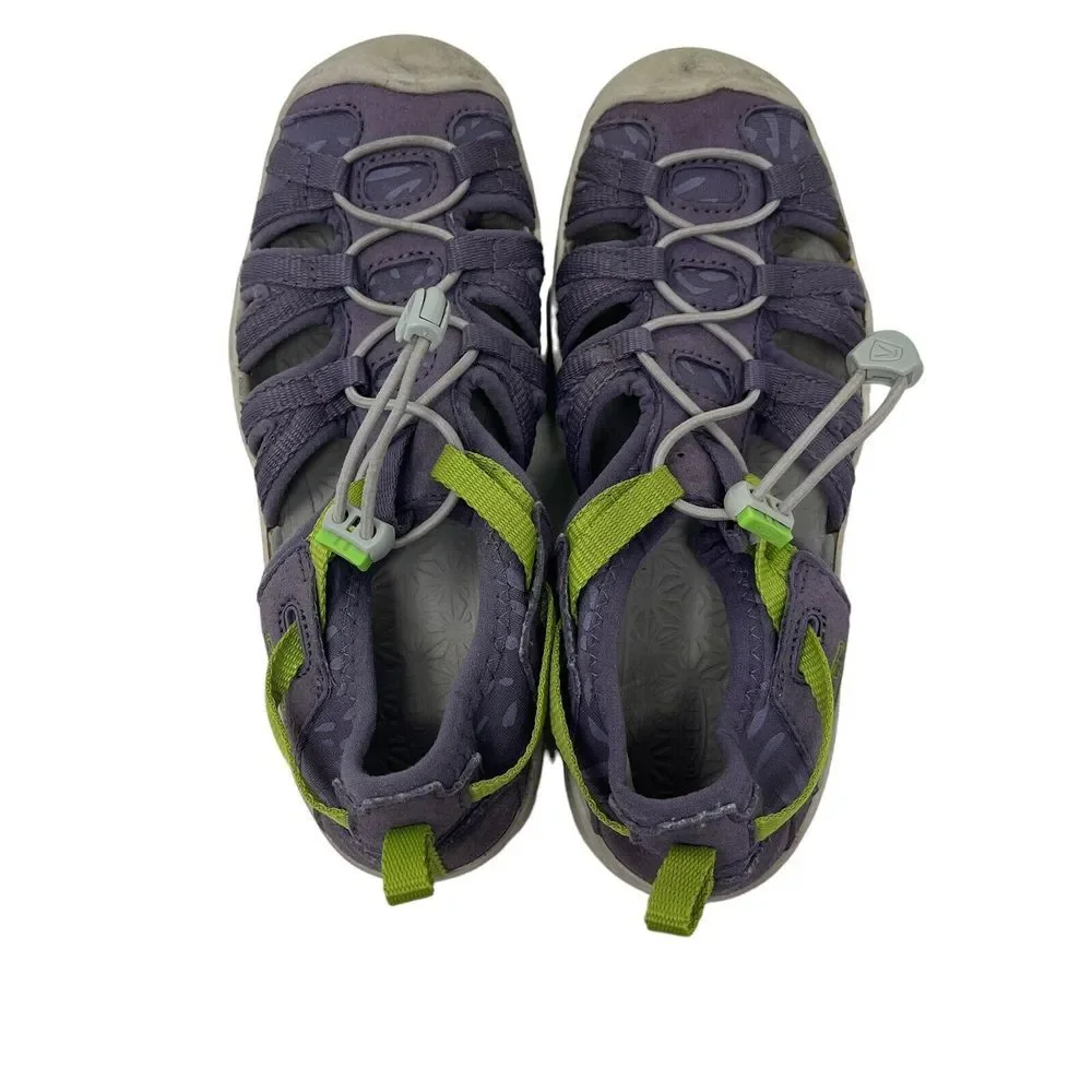 KEEN Newport Neo H2 Kids 1 Purple Green Sandals Water Play Hiking Shoes Boy Girl
